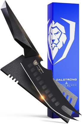 Picture of Dalstrong BBQ Pitmaster Meat Knife - 6.5 inch - Shadow Black Series - Black Titanium Nitride Coated - High Carbon Cooking Knife - Vacuum Treated Steel - Sheath - NSF Certified