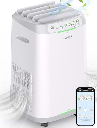 Picture of Nuwave OxyPure ZERO Air Purifiers with 20 Yr Washable and Reusable Bio Guard Tech Air Filter, Large Room Up to 2002 Ft², Air Quality Monitor, 0.1 Microns, 100% Capture Allergies, Smoke, Dust, Pollen