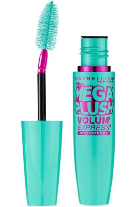 Picture of MAYBELLINE New York Volum' Express The Mega Plush Waterproof Mascara, Very Black [275], 0.3 oz (Pack of 12)