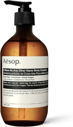 Picture of Aesop A Rose By Any Other Name Body Cleanser - Aromatic Gel Formulated to Gently Cleanse and Soften Skin - With the Finest Rose Petal Oil - 16.9 oz