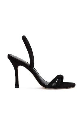 Picture of LARROUDÉ Annie Sandal In Black Suede