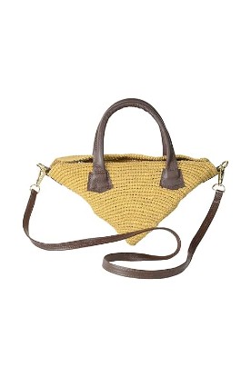 Picture of SENSI STUDIO Triangle Straw Handbag