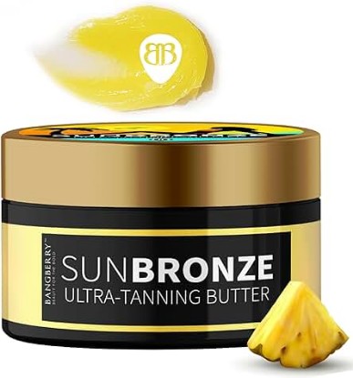 Picture of Original Sun Bronze Ultra Tanning Butter - Pineapple Swirl, Use in the sun outdoor or tanning bed Better than tanning oil Tan faster with premium natural ingredients Safe for Sensitive Skin