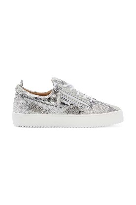 Picture of GIUSEPPE ZANOTTI Frankie Reptile-Print Low-Top Sneakers