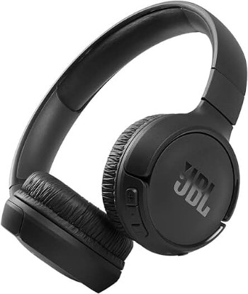 Picture of JBL Tune 510BT: Wireless On-Ear Headphones with Purebass Sound - Black (Renewed)