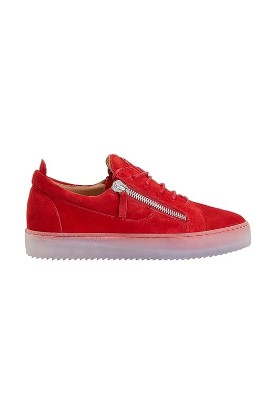 Picture of GIUSEPPE ZANOTTI Frankie Low Top Velour Sneakers