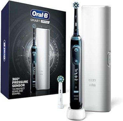 Picture of Oral-B Pro Smart Limited Power Rechargeable Electric Toothbrush with (2) Brush Heads and Travel Case, Black