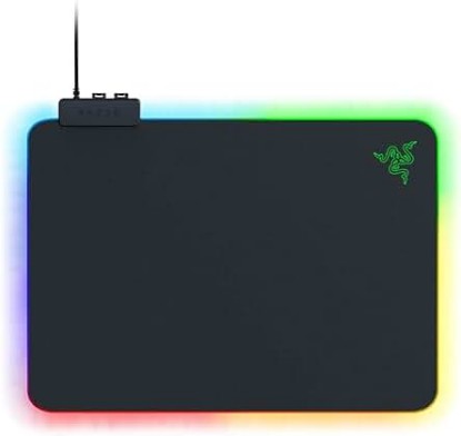 Picture of Razer Firefly V2 - Gaming Mouse Pad (Gaming Mouse Mat, Micro-Textured Surface, Cable Holder, RGB Chroma Lighting) Black