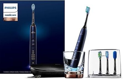 Picture of Philips Sonicare DiamondClean Smart 9750 Rechargeable Electric Power Toothbrush, Lunar Blue, HX9954/56