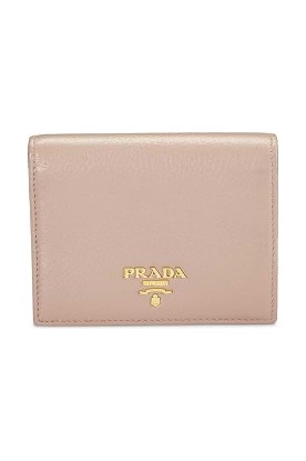 Picture of PRADA Pre-Loved Pink Vitello Daino Bifold Wallet, Pink