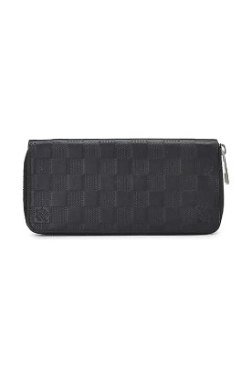 Picture of LOUIS VUITTON Pre-Loved Damier Infini Zippy Vertical Wallet, Black