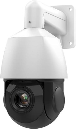 Picture of 4K (8MP) PTZ POE IP Camera Outdoor Pan Tilt Zoom (Optical 18x Motorized), Human Auto Tracking,Human/Vehicle Detection,Two-Way Talk,328ft IR Night Vision,Compatible for Third-Party NVR