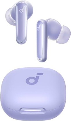 Picture of Soundcore P40i, Noise Cancelling Wireless Earbuds, Adaptive Noise Cancelling to Environments, Heavy Bass, 60H Playtime, 2-in-1 Case and Phone Stand, IPX5, Wireless Charging, Bluetooth 5.3(Renewed)