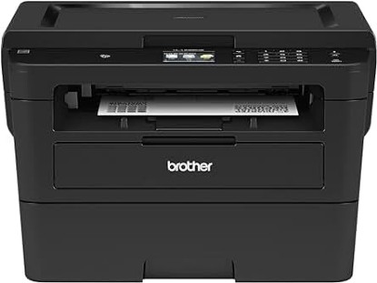 Picture of Brother HL-L2395DW Series All-in-One Monochrome Laser Printer - Print Scan Copy - Auto Duplex Printing - 36ppm, 2400 x 600 dpi, 250-sheet -2.7" Color Touchscreen - Hi-Speed USB, Wulic Printer Cable