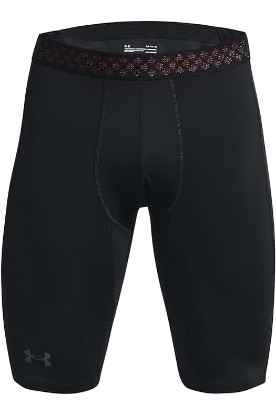 Picture of Under Armour Mens Rush SmartForm Long Shorts L Black