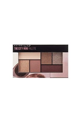 Picture of Generic May'belline New York Eyeshadow Palette, 6 Highly Blendable Shades, Sheer Finish, City Mini Palette, Brunch Neutrals, 6.4g