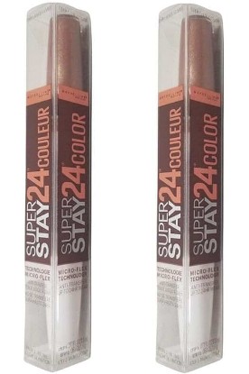 Picture of Maybelline Pack of 2 New York SuperStay 24 2-Step Liquid Lipstick, Coffee Edition, Chai Once More # 325