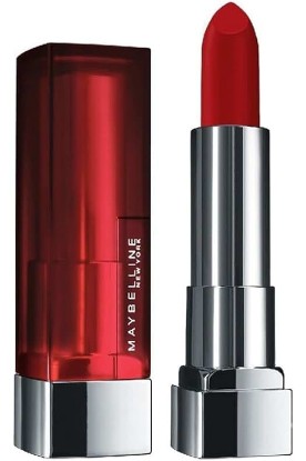 Picture of Generic May'belline New York Matte Lipstick, Intense Colour, Moisturised Lips, Color Sensational Creamy Matte, 690 Siren in Scarlet, 3.9g