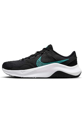 Picture of Nike Legend Essential 3 Next Nature Men's Workout Shoes (DM1120-009, Black/White/Clear Jade) Size 11.5