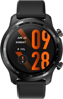 Picture of Ticwatch Pro 3 Ultra GPS Smartwatch Qualcomm SDW4100 and Mobvoi Dual Processor System Wear OS Smart Watch for Men Blood Oxygen Fatigue Assessment 3-45 Days Battery NFC Mic Speaker