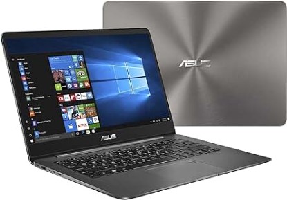 Picture of ASUS ZenBook 14 Thin and Light Laptop - 14” Full HD WideView, 8th gen Core i7-8550U Processor, 16GB DDR3, 512GB SSD, Backlit KB, Fingerprint Reader, Grey, Windows 10 Home - UX430UA-DH74