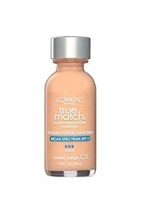 Picture of L'Oreal Paris L'Oreal True Match Super Blendable Makeup, Classic Beige [C5], 1 oz (Pack of 3)