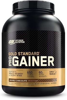 Picture of Optimum Nutrition GS Pro Gainer Weight Gainer Protein Powder, Double Chocolate, 5.09 Pounds (Packaging May Vary)