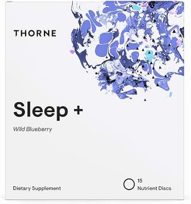 Picture of THORNE Sleep + Dissolvable Supplement Disc - Chamomile, L-Theanine and Melatonin for deep, restful Sleep - 15 Servings