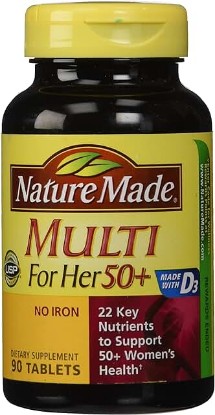 Picture of Nature Made Multi for Her 50+, Tablets, 90 Count