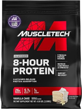 Picture of MuscleTech Phase8 Protein Powder | Whey & Casein Protein Powder | Slow Release 8-Hour Protein | Muscle Builder for Men & Women | Protein Powder for Muscle Gain | Vanilla, 4.58lbs