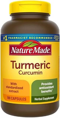 Picture of Nature Made Turmeric Curcumin 500 milligram. Capsules (Antioxidant) Value Size 180 Ct Nature Made Turmeric Curcumin 500 milligram. Capsules (Antioxidant) Value Size 180 Ct