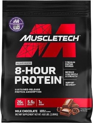 Picture of Whey Protein Powder | MuscleTech Phase8 Protein Powder | Whey & Casein Protein Powder Blend | Slow Release 8-Hour Protein Shakes | Muscle Builder for Men & Women | Chocolate, 4.6 lbs (50 Servings)