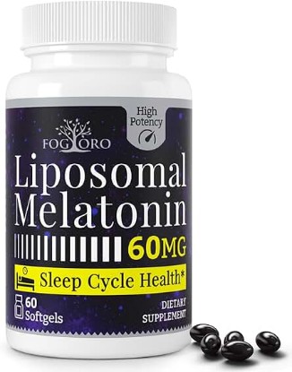 Picture of Melatonin 60mg-Fall Asleep Faster, Stay Asleep Longer,High Dose