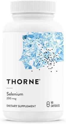 Picture of THORNE Selenium - 200 mcg Selenium Supplement for Antioxidant Support - 60 Capsules