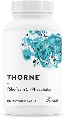 Picture of THORNE Riboflavin 5'-Phosphate - Bioactive Form of Vitamin B2 for Methylation Support - 60 Capsules