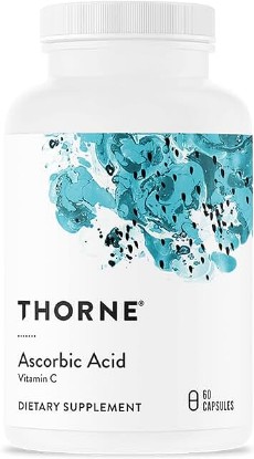 Picture of THORNE Ascorbic Acid - 1000 mg Vitamin C Supplement - Supports Healthy Immune Response, Collagen Formation, and Antioxidant Support - Gluten-Free - 60 Capsules