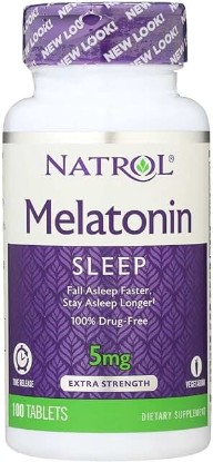 Picture of Natrol, Melatonin 5Mg Time Release, 100 Tablets