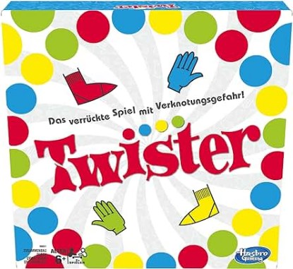 Picture of Hasbro Parties for Families and Children, Twister from 6 Years and Older, Classic Indoor and Outdoor Game, Colour, 98831398