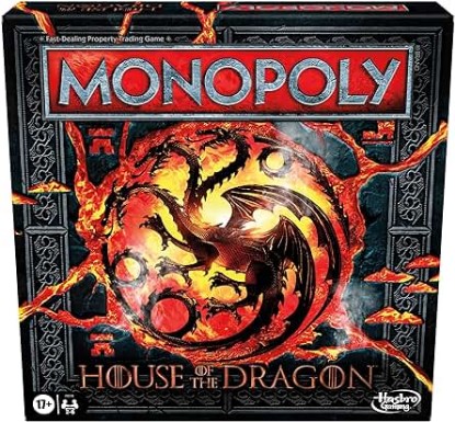 Picture of Monopoly House of the Dragon Edition Board Game | Based on the Hit TV Series | Ages 17 and Up | 2 to 6 Players | Strategy Games (Amazon Exclusive)