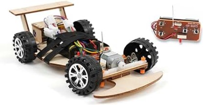 Picture of Wireless Remote Control Car Kit F1, Science Project Kit for Kids/Students/Education, STEM Project Model Car Kits to Build, Ideal Choice for Family and School