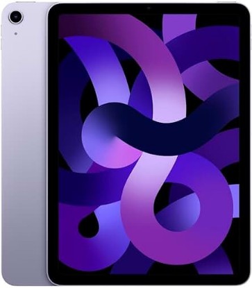 Picture of 2022 Apple iPad Air (10.9-inch, Wi-Fi + Cellular, 256GB) - Purple (Renewed)