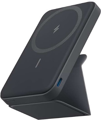 Picture of Anker Magnetic Battery, 5,000mAh Foldable Magnetic Wireless Portable Charger with Stand and USB-C (On The Side), Only for iPhone 15/15 Plus/15 Pro/15 Pro Max, iPhone14/13 Serie