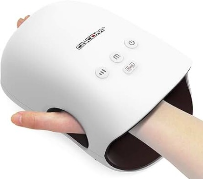 Picture of CINCOM Hand Massager - Cordless Hand Massager with Heat and Compression for Arthritis and Carpal Tunnel(FSA or HSA Eligible) (White)