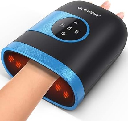 Picture of QUINEAR Hand Massager, Cordless Hand Massager with Heat and Compression for Arthritis, Carpal Tunnel and Stiff Joints - Gifts for Women Men