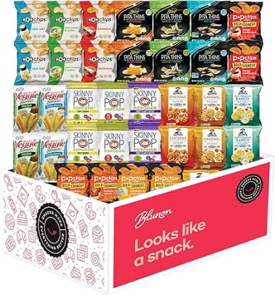 Picture of Snacks Variety Pack for Adults - Snack Box Care Package - Bulk Healthy Snack Bag Assortment (34 pack)