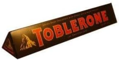 Picture of Toblerone Bar - Swiss Dark Chocolate with Honey & Almond Nougat Bar (Pack of 3 Bars Each 3.5 oz)