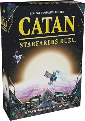 Picture of CATAN Starfarers Duel Board Game - A Thrilling Two Player Space Adventure! Strategy Game, Family Game for Kids and Adults, Ages 12+, 2 Players, 120 Minute Playtime, Made by CATAN Studio