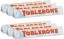 Picture of TOBLERONE Swiss Chocolate Candy With Honey & Almond Nougat - Milk - White - Dark - Fruit & Nut - Perfect For Holidays, Valentines Day, Parties, Gifts & More! (White Chocolate, (6 Count)), Multi