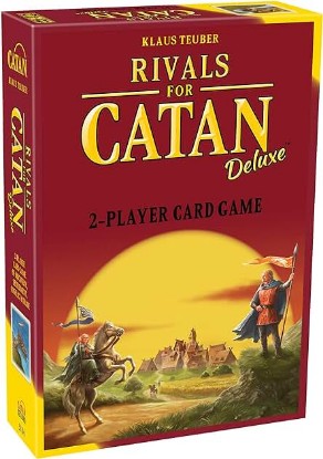 Picture of Rivals for CATAN Card Game DELUXE EDITION | Civilization Building Strategy Game | Family Game for Adults and Kids | Ages 10+ | 2 Players | Average Playtime 45-60 Minutes | Made by CATAN Studio