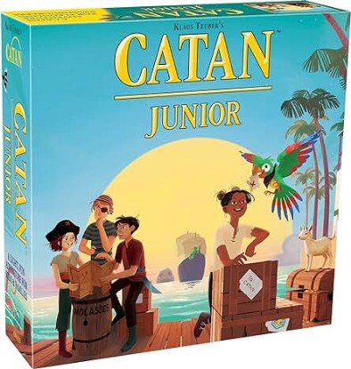 Picture of CATAN Junior Board Game | Civilization Building Strategy Game | Adventure Game | Fun Family Game for Kids and Adults | Ages 6+ | 2-4 Players | Average Playtime 30 Minutes | Made by CATAN Studio